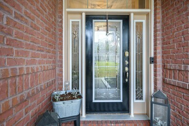 Inviting front porch