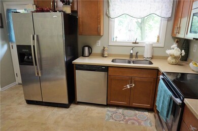 Look out over the backyard from your kitchen windo