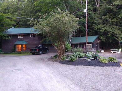 The barn has a 2 bedroom apartment upstairs