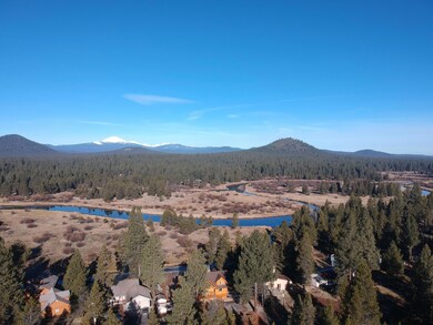 Drone view from backyard