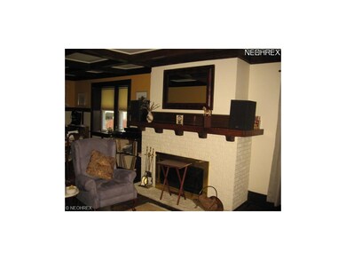 Wood burning fireplace, recently checked and servi