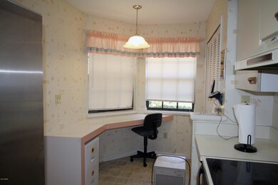 Computer Desk in Kitchen