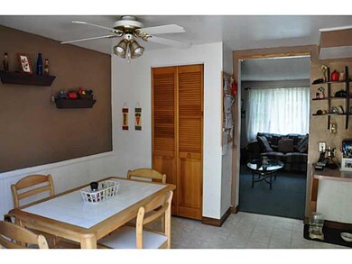 Exterior Front Dining area with large pantry stora