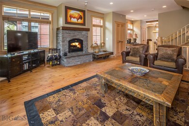 Living Room with wood burning fireplace insert