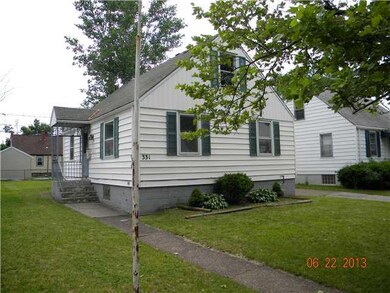 Exterior Front. Front left view.