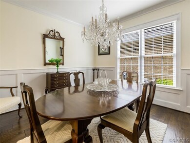 Extensive custom trim, add to the impressive desig