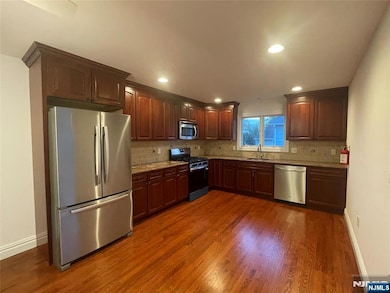 large eat-in kitchen with appliances included