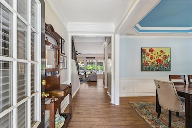 Bright, light foyer