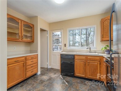 Large Kitchen w room for breakfast table and lots of windows