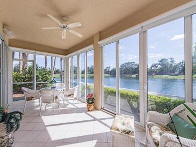 Glassed in lanai & LAKE view