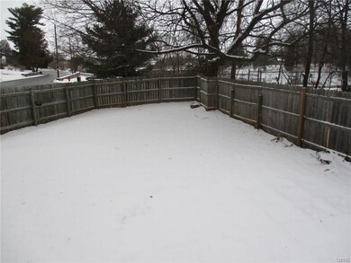 Fenced in back yard