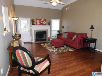 Features Hardwood laminate flooring & wood-burning