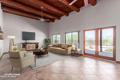 Virtually Staged Living Room