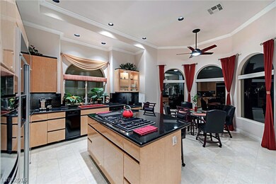 Magnificent gourmet kitchen with large island/brea