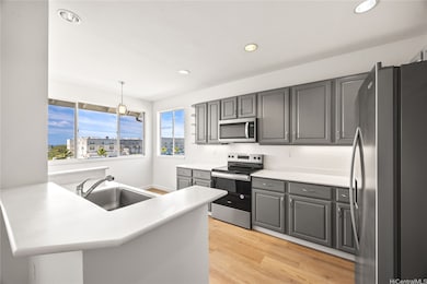 Kitchen offering a breakfast nook with bright vist