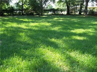 Large backyard.