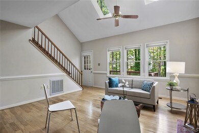 Access to the freshly stained deck!