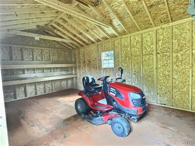 Shed interior