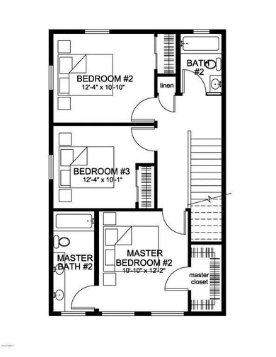 1740 Plan 2nd Floor