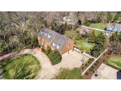 Aerial view of property