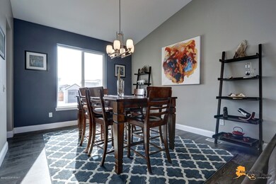 Vaulted dining room