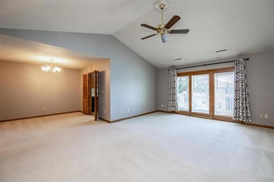 Open to dining area