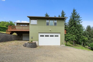 Front with garage and shop