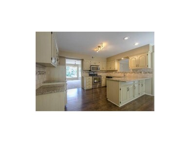Tons of cabinets, large granite counter space, new