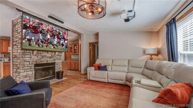 projector in living room