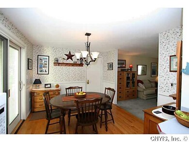 Dining Room. Updated lighting.