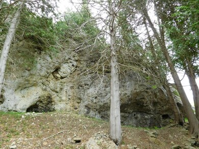 Limestone sea stack
