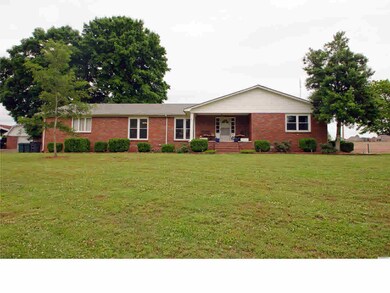 Front Porch looking over Beautiful Little Limestone Creek! Deer and Turkey love this area