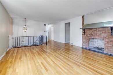 Brick log burning fireplace. Owner has not used it