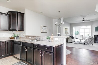 Open Concept Kitchen Leads to Dining Area/Family R