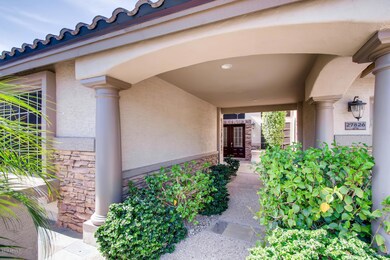 Lush Covered Entry