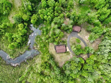 There are gorgeous views of the creek from the house.