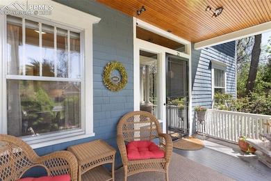 Private south facing porch