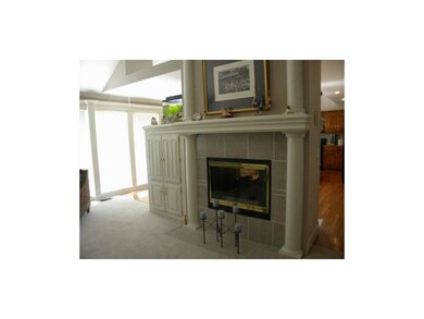 See thru fireplace