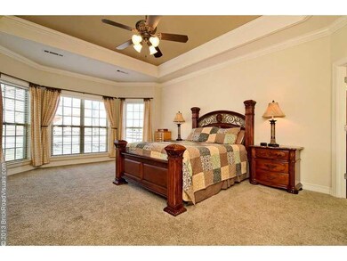 Master Bedroom. Nice trey ceiling!