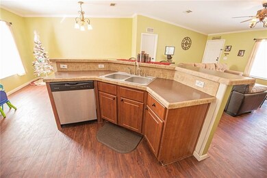 Island Sink and Dishwasher.