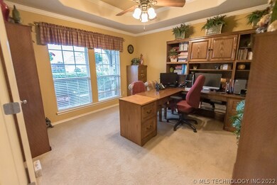 Home office (or music room) at the entrance.