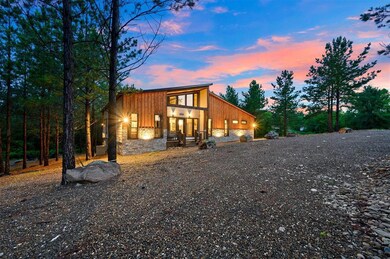 View of back house at dusk