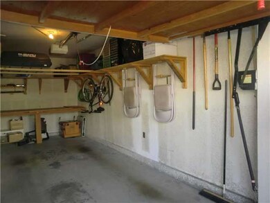 Wonderful storage shelves and hanging space built 