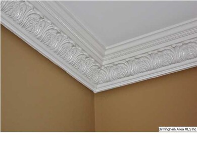 Beautiful detailed crown molding