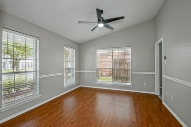 Dining room with plenty of natural light.