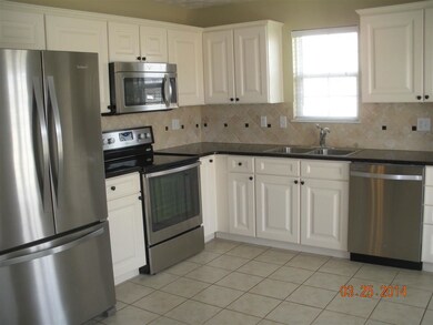 Kitchen with Stainless Steel Appliances, granite c