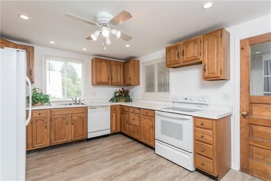 Kitchen has had floor, insulation, drywall, electr