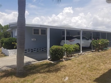 Carport area. Fits 2 vehicles.