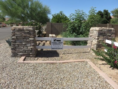 Sign at entrance