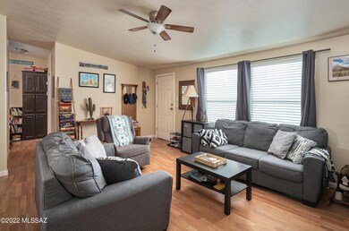 Living room & front entry